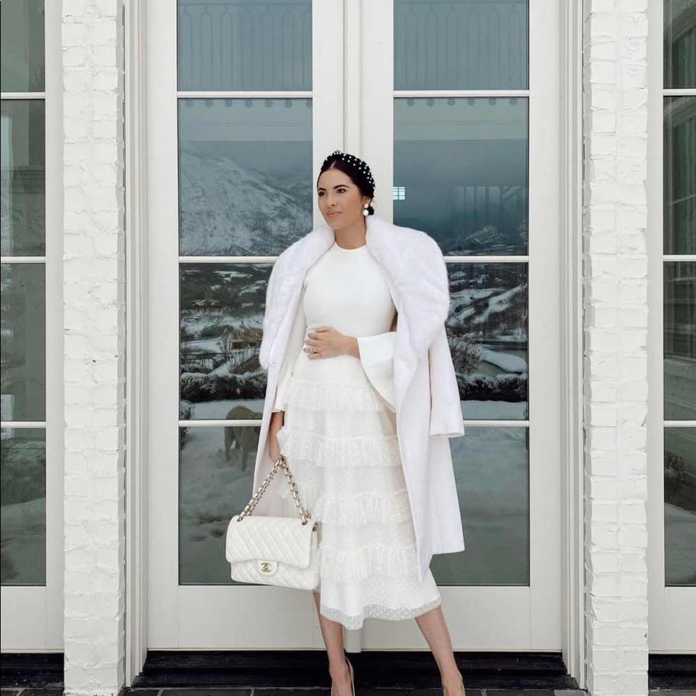 Tulle white skirt from Rachel Parcell